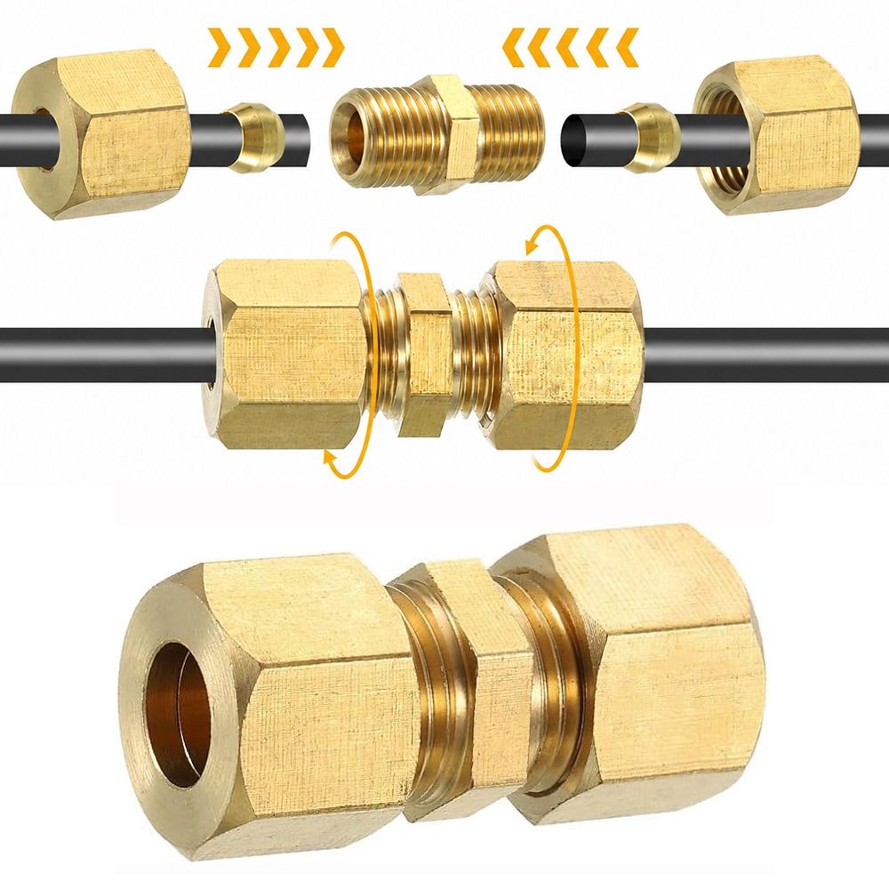 Pirinç Sıkıştırma Bağlantı Par - Compression Fitting Brass incelemesi ve fiyatı