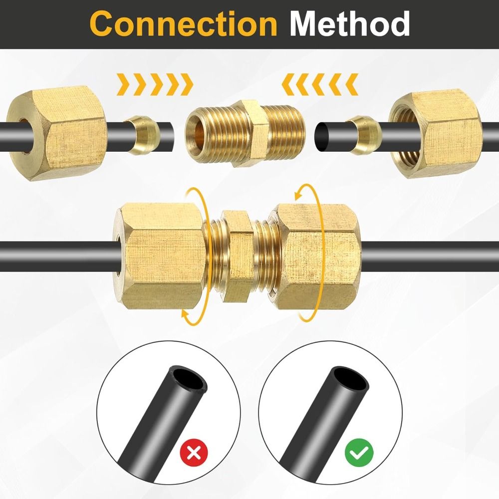 Pirinç Sıkıştırma Bağlantı Par - Compression Fitting Brass incelemesi ve fiyatı